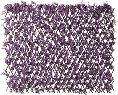 Belavi Expanding Faux Leaf Trellis