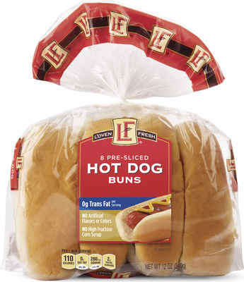 L'oven Fresh Hot Dog Buns