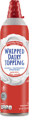 Friendly Farms Whipped Dairy Topping