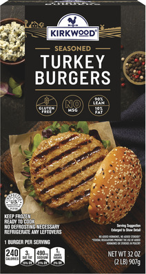 Kirkwood Seasoned Turkey Burgers