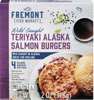 Fremont Fish Market Salmon Burgers