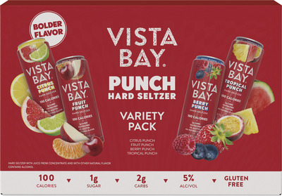 Vista Bay Hard Seltzer Punch Variety Pack