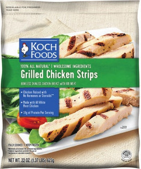 Koch Foods Fully Cooked Chicken Strips 22-25 oz or Oven Cravers 10 oz