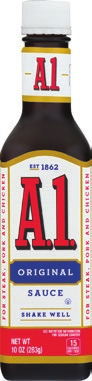 A.1. Steak Sauce 10 oz, Lawry's Marinades 12 oz or Frank's RedHot Sauce or Wing Sauce 12 oz