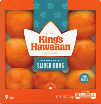 King's Hawaiian Hamburger Buns 8 ct or slider buns 9 ct, or Realtree Sausage 12-14 oz
