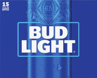 15 Pk Budweiser, Bud Light, Coors or Miller Lite 16 oz alum