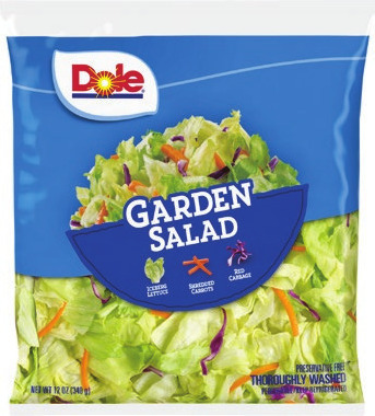 Dole Salad Blends, Kits, Classic Spinach, Romaine or Shredded Lettuce or Garden Salad
