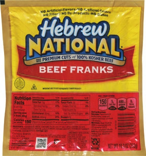 Hebrew National Beef Franks 10.3-12 oz or Johnsonville Breakfast Sausage Links or Patties 12 oz