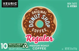 Green Mountain, Lavazza, McCafe, Donut Shop or Krispy Kreme