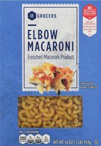 Mac-A-Roni 5.6-5.9 oz or SE Grocers Traditional Boxed Pasta 12-16 oz
