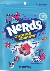 Nerds Gummy Clusters, Trolli or Sweetarts