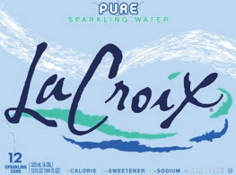 12 Pk LaCroix Sparkling Water 12 oz