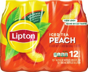 12 Pk Lipton Tea 16.9 oz btls