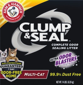 Arm & Hammer Clump & Seal 14 Lb or clumping cat litter 20 lb