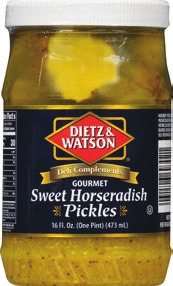 Dietz & Watson Franks, Sausages or Dogs 16 oz, condiments 8-12 oz or pickles 32 oz