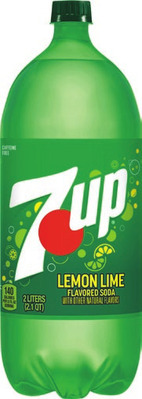 2 L 7UP, RC Cola or A&W