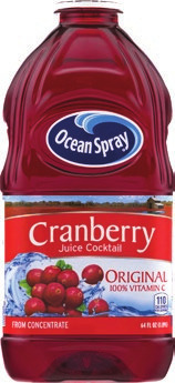 Ocean Spray Cocktails, 64 oz or craisins, 5-6 oz