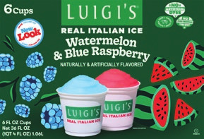 Luigi's Italian Ice or PhillySwirl 6-12 ct or Whole Fruit Fruit Bars 6 ct