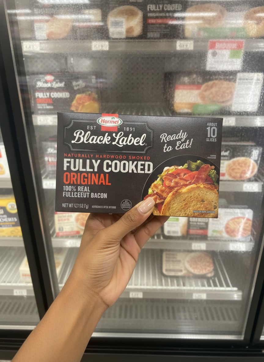 HORMEL BACON Ready-to-Serve, Fully Cooked, 2.52-oz pkg.