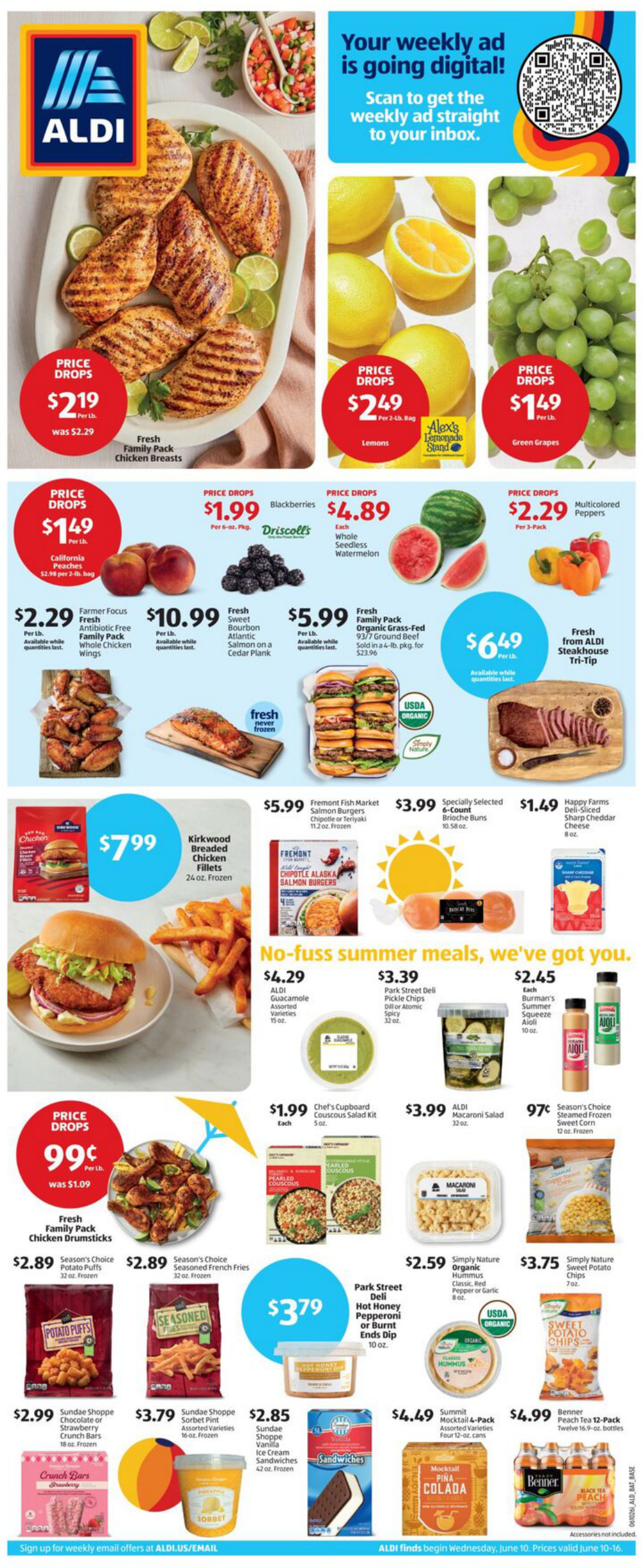 Weekly Ad Flyer (6/10 to 6/16) Page 1