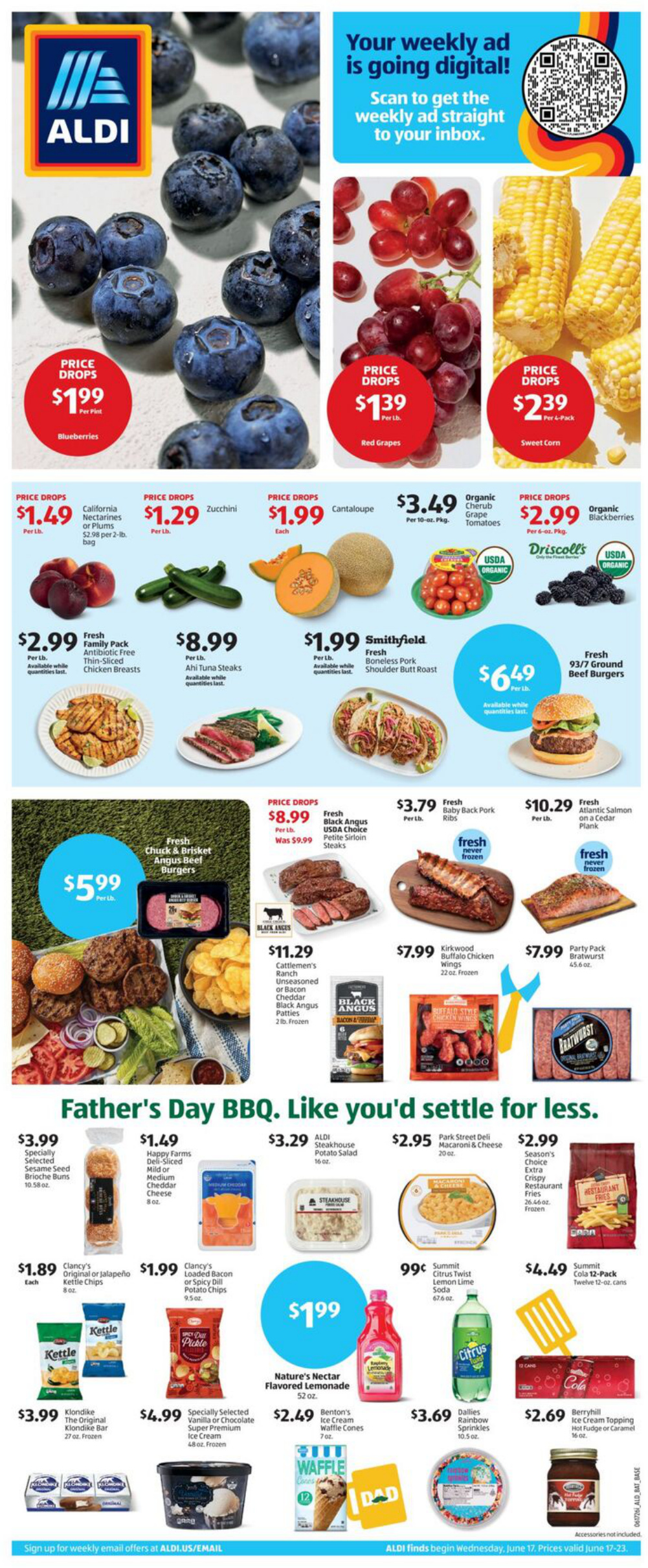 Weekly Ad Flyer (6/17 to 6/23) Page 1
