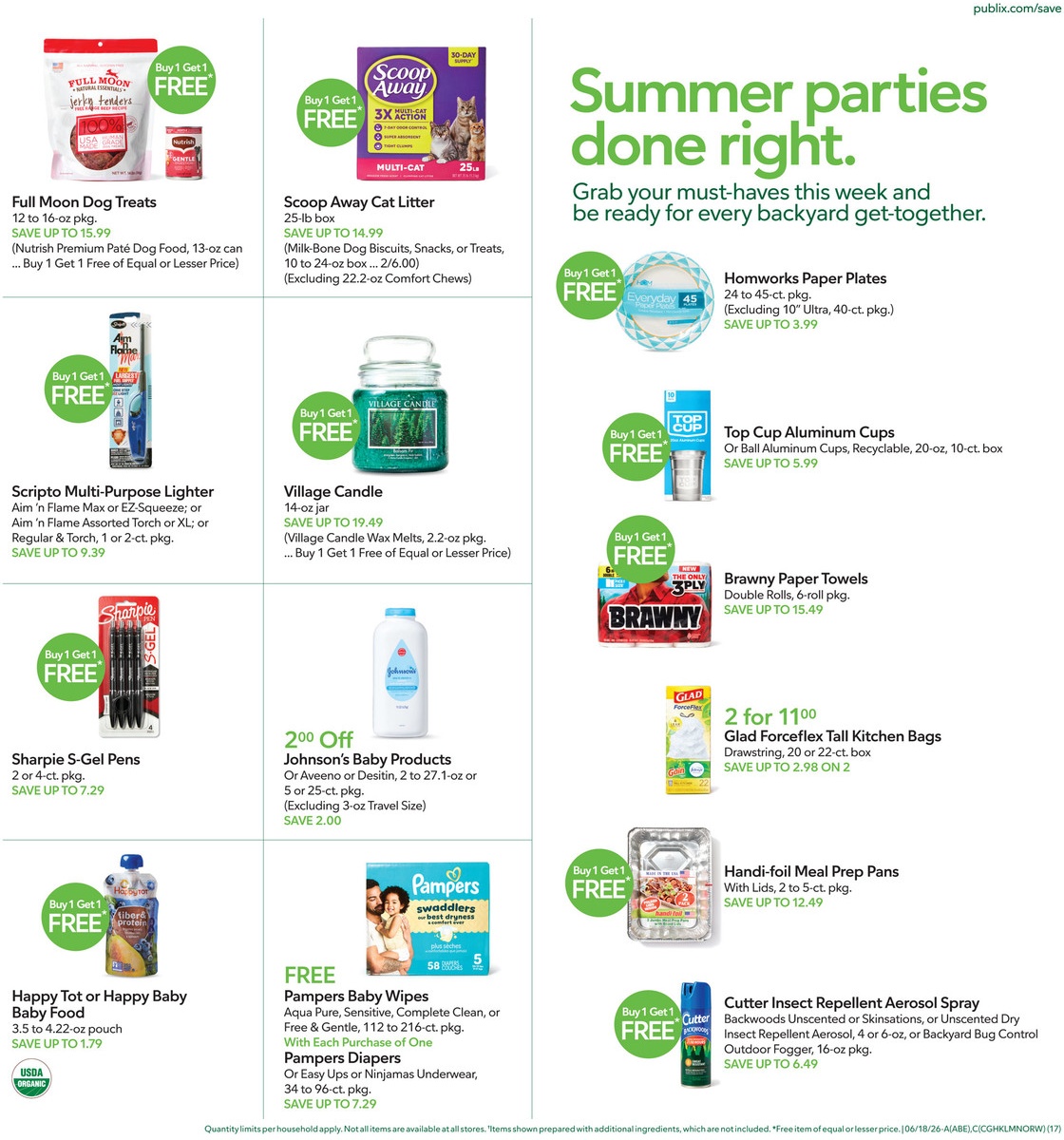 Publix Weekly Ad Page 17