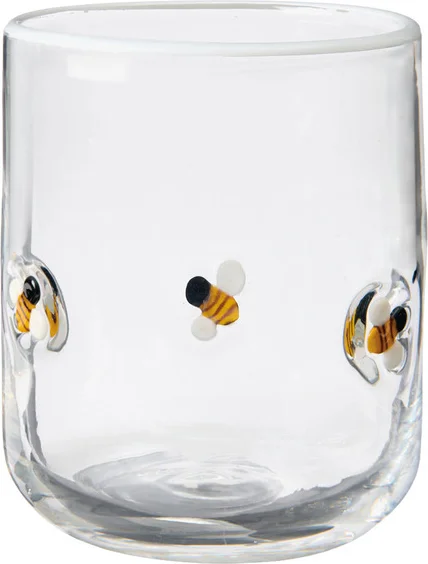 Crofton Bee Icon Drinking Glass