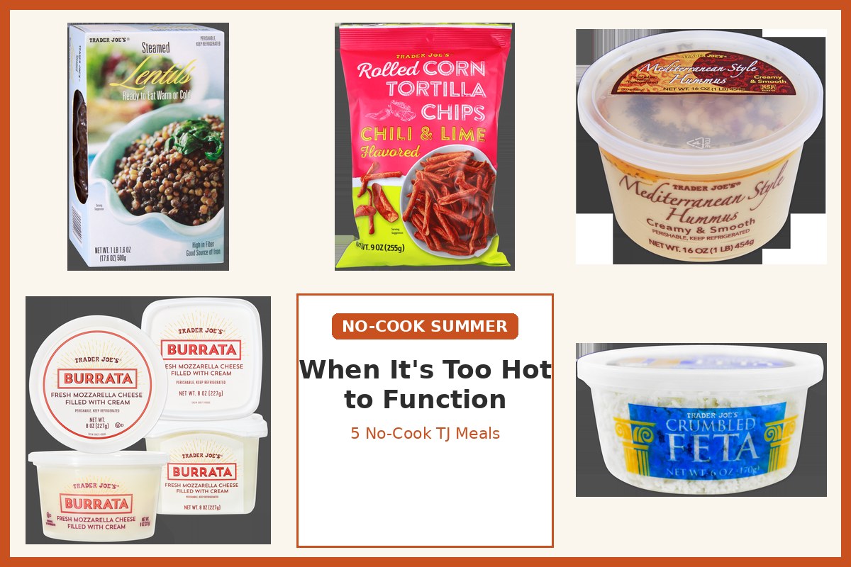 No-Cook Trader Joe's Meals - Hero Collage