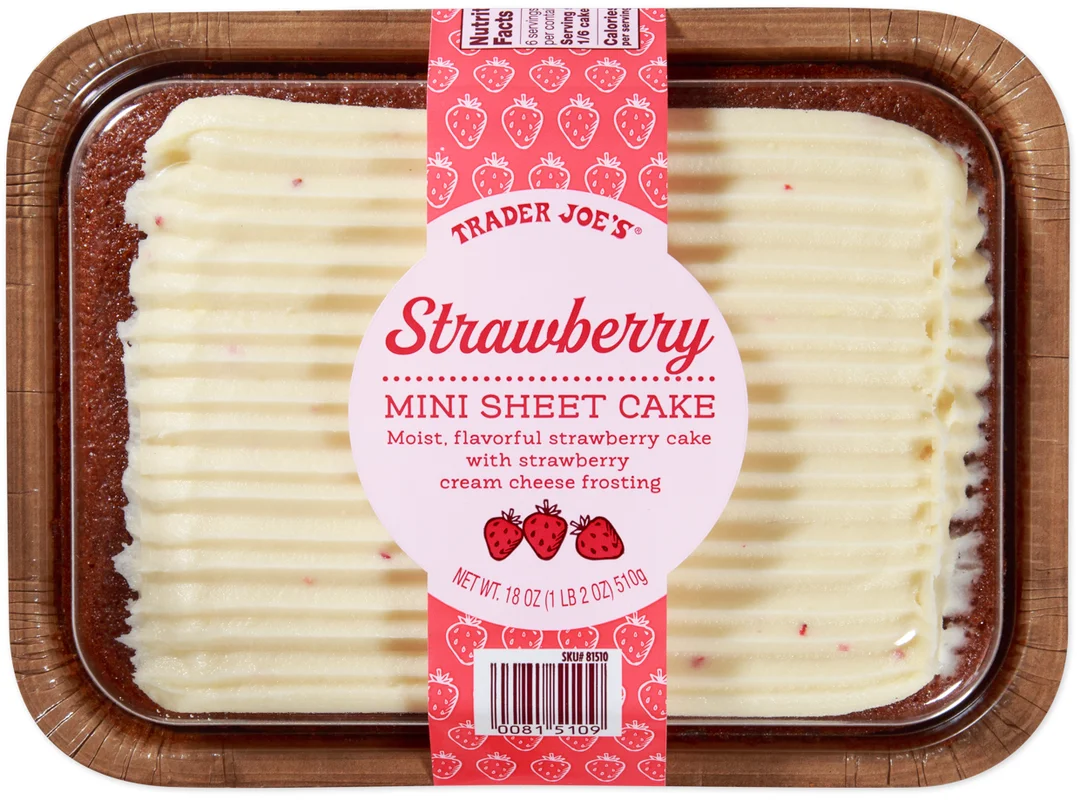 Strawberry Mini Sheet Cake