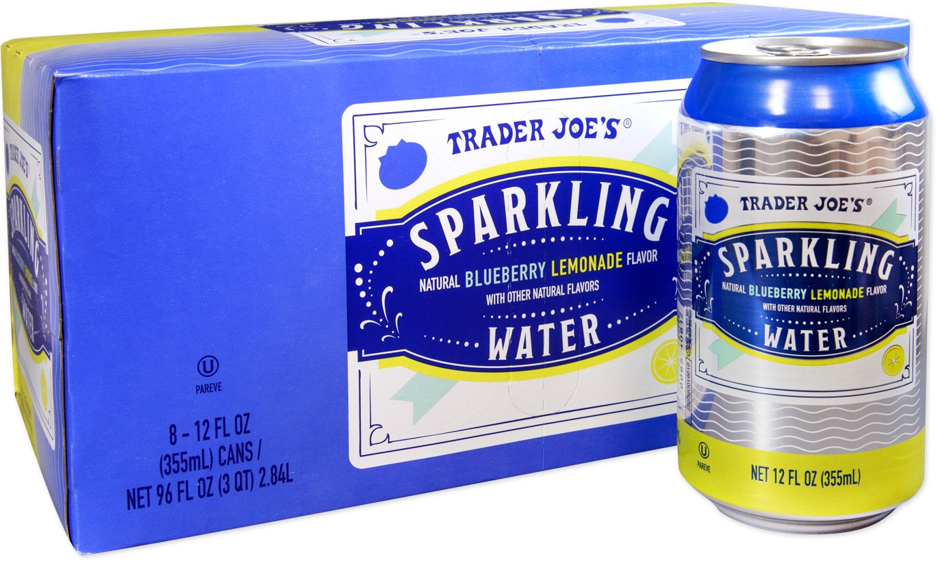 Trader Joe's Blueberry Lemonade Sparkling Water