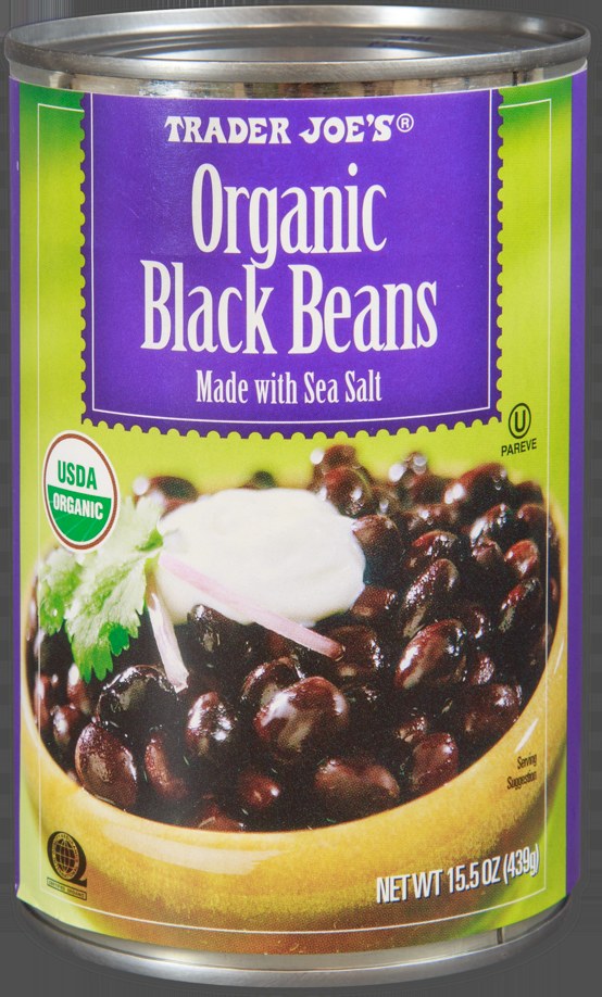 Organic Black Beans at Trader Joe's