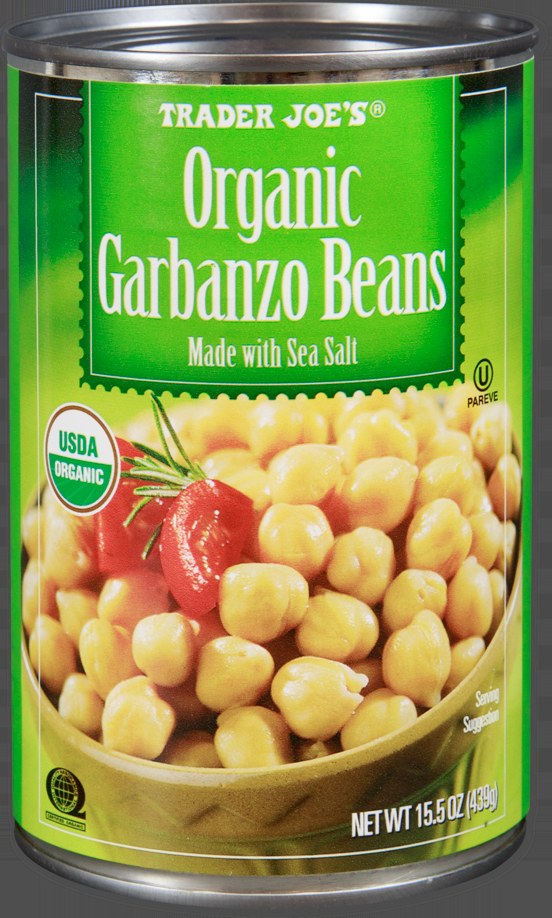 Organic Garbanzo Beans at Trader Joe's