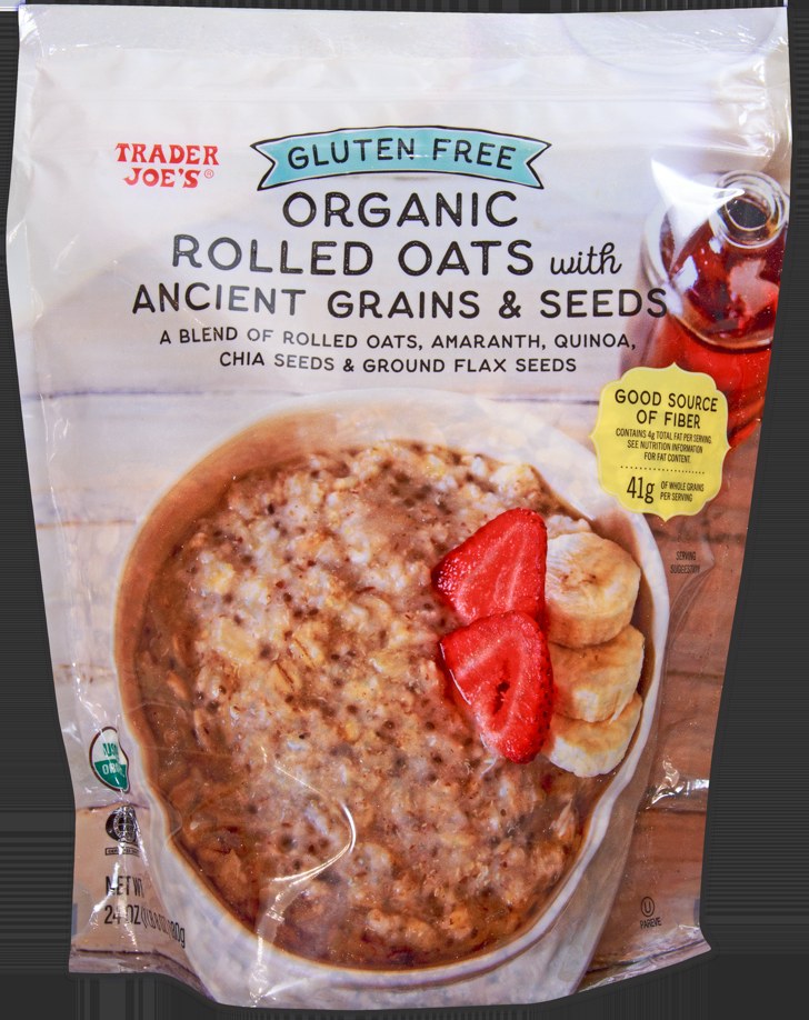 Gluten Free Organic Rolled Oats with Ancient Grains & Seeds at Trader Joe's
