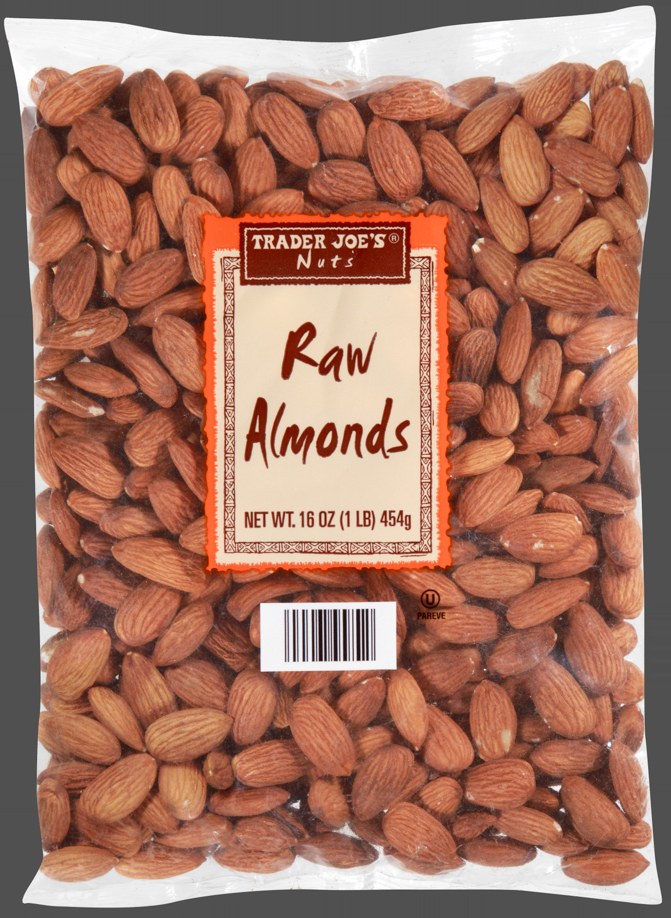 Raw Almonds at Trader Joe's