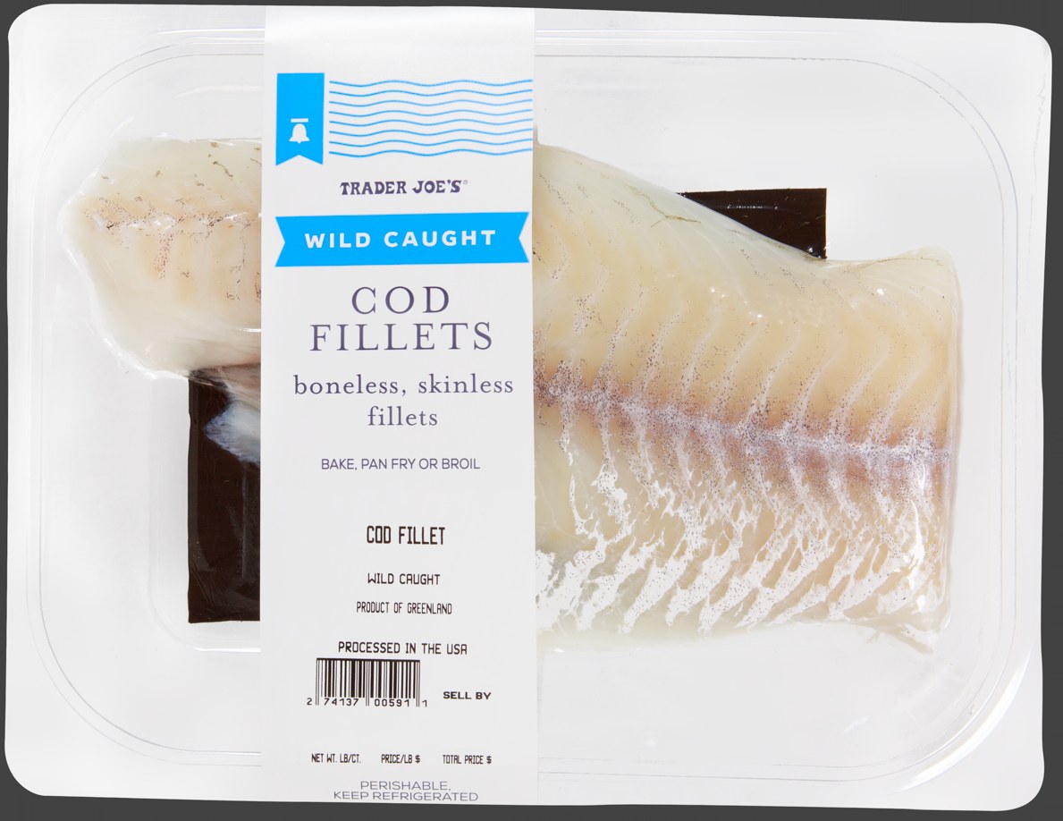 Wild Caught Cod Fillets at Trader Joe's