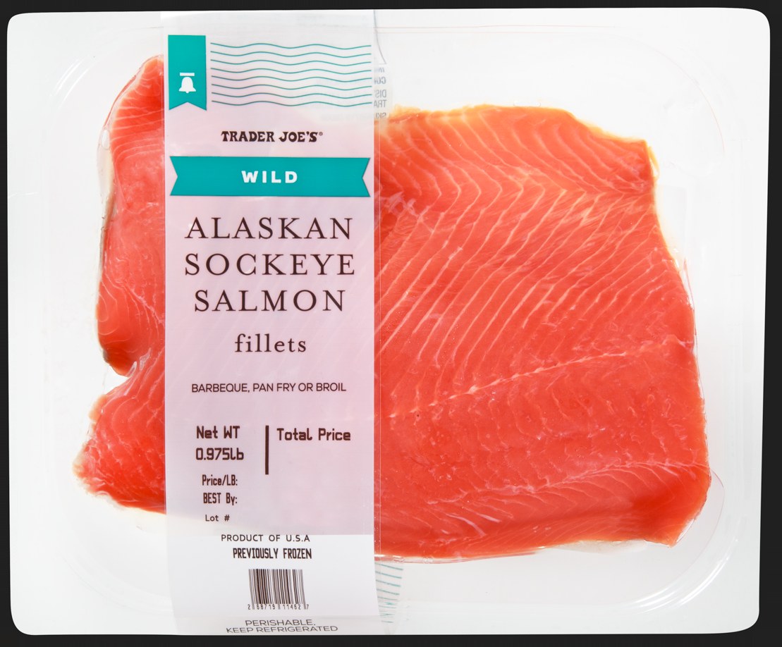 Wild Alaskan Sockeye Salmon Fillets at Trader Joe's