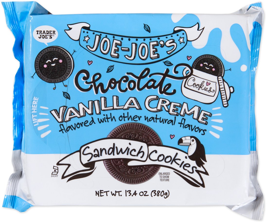 Joe-Joe's Chocolate Vanilla Creme Cookies at Trader Joe's