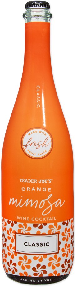 Orange Mimosa Wine Cocktail at Trader Joe's
