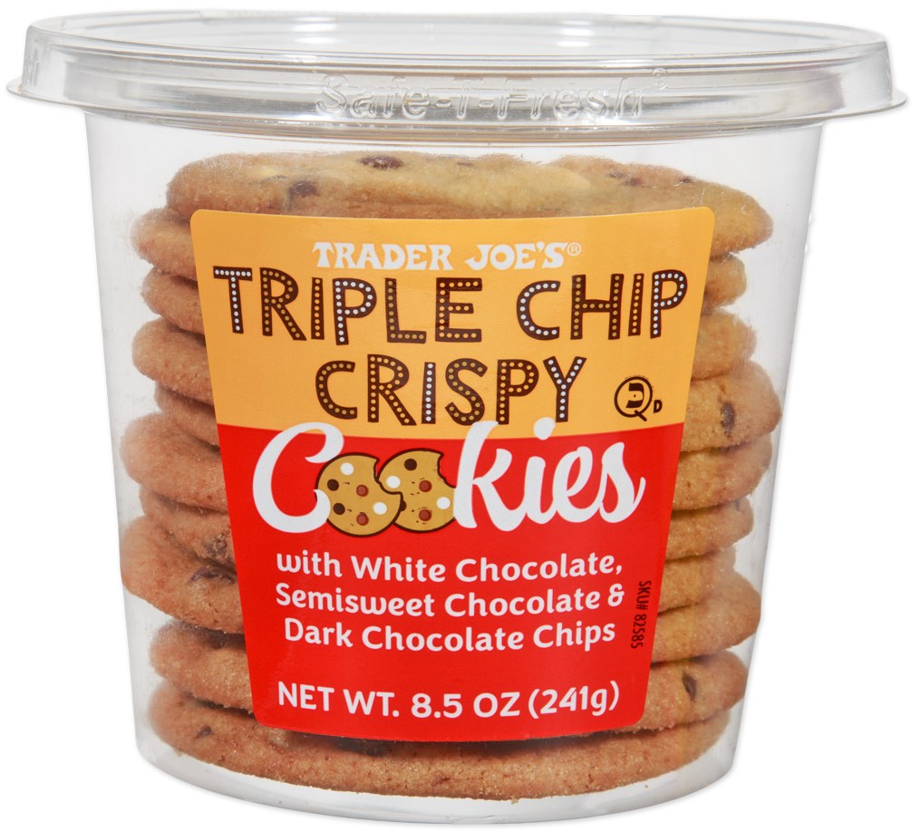Triple Chip Crispy Cookies at Trader Joe's