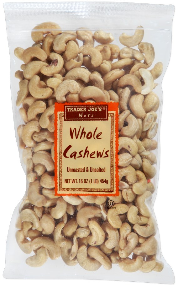 Whole Cashews Unroasted & Unsalted at Trader Joe's