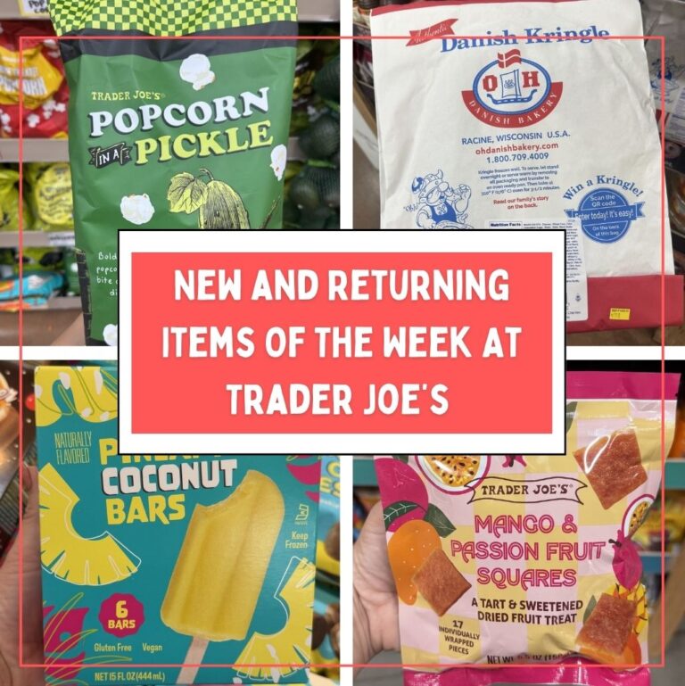 New and Returning Items Of The Week At Trader Joe’s (7/20 – 7/26)