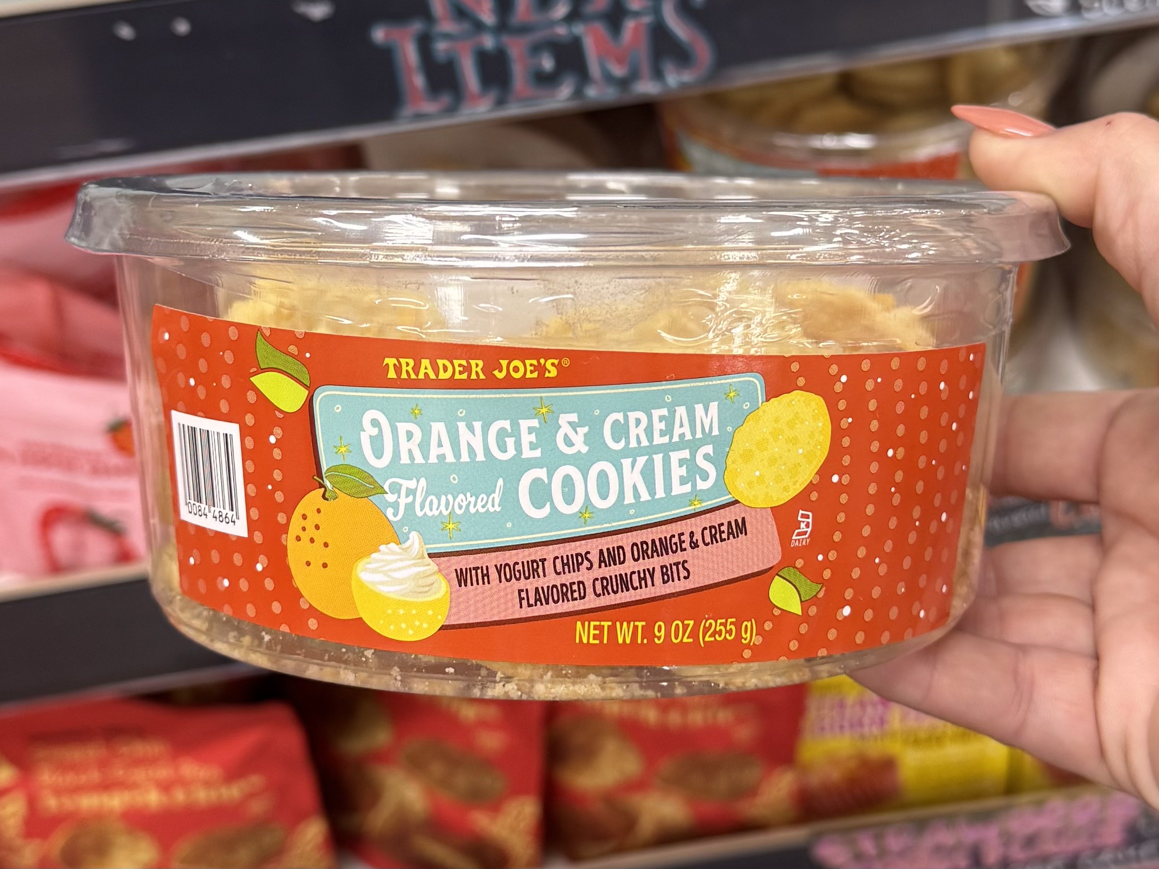 Orange & Cream Flavored Cookies - in store