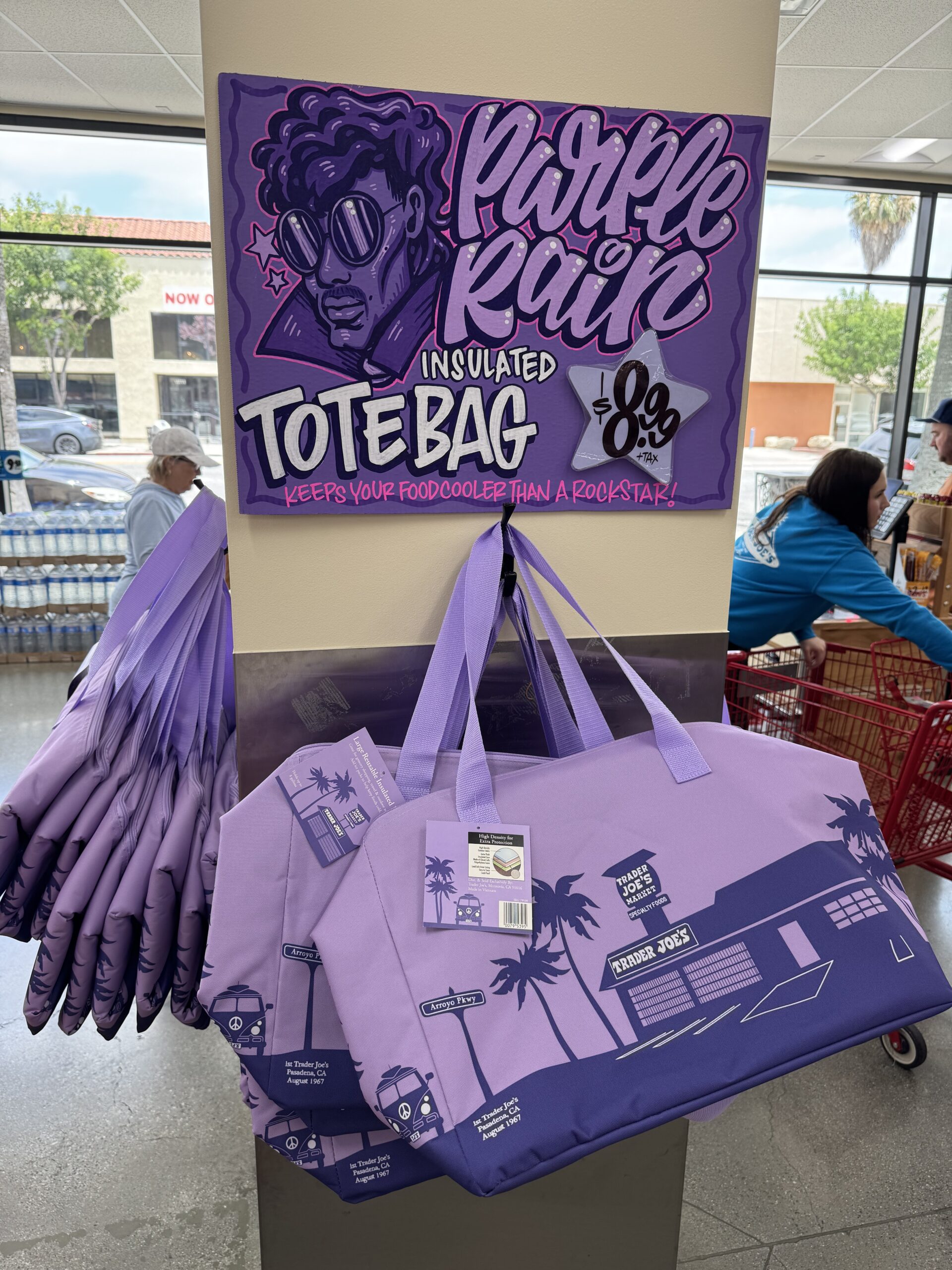 Purple Rain Insulated Tote Bag - in store