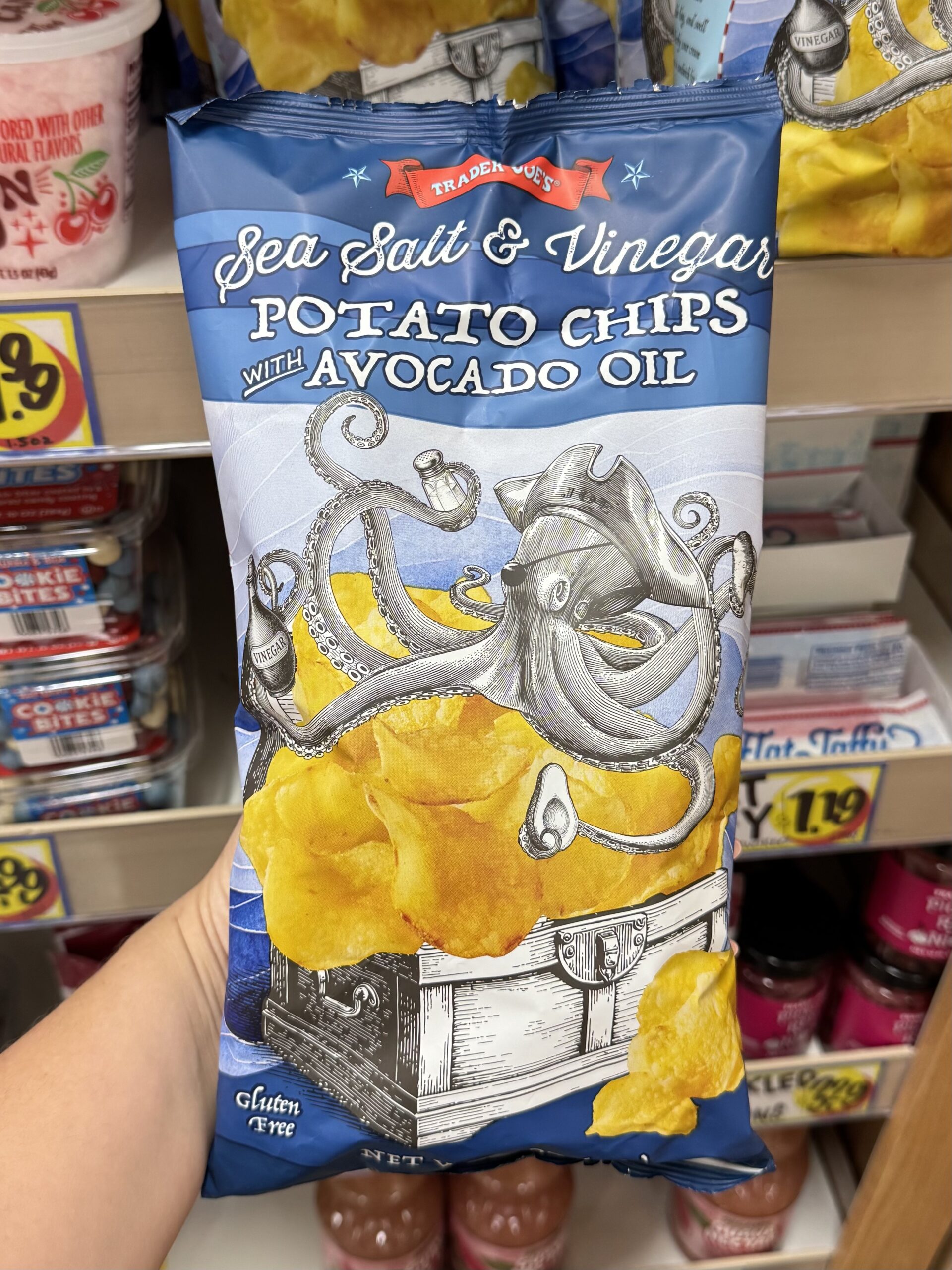 Sea Salt & Vinegar Potato Chips with Avocado Oil - in store