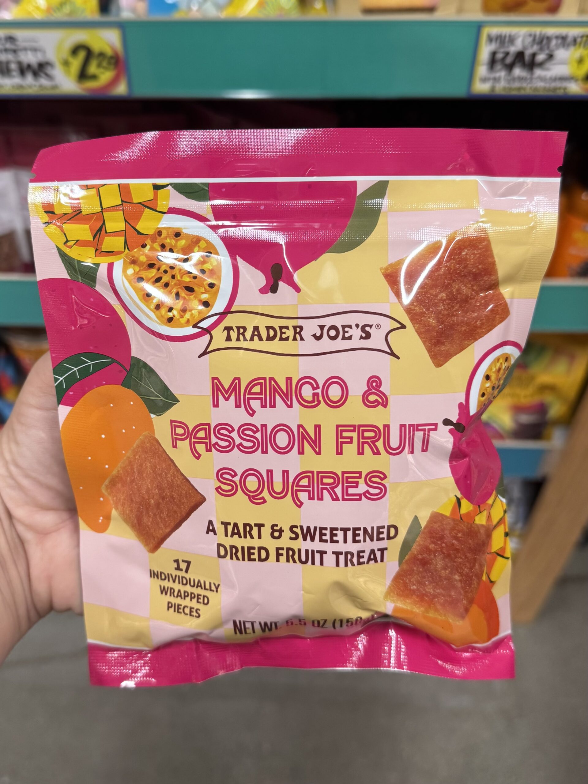 Mango & Passion Fruit Squares - in store