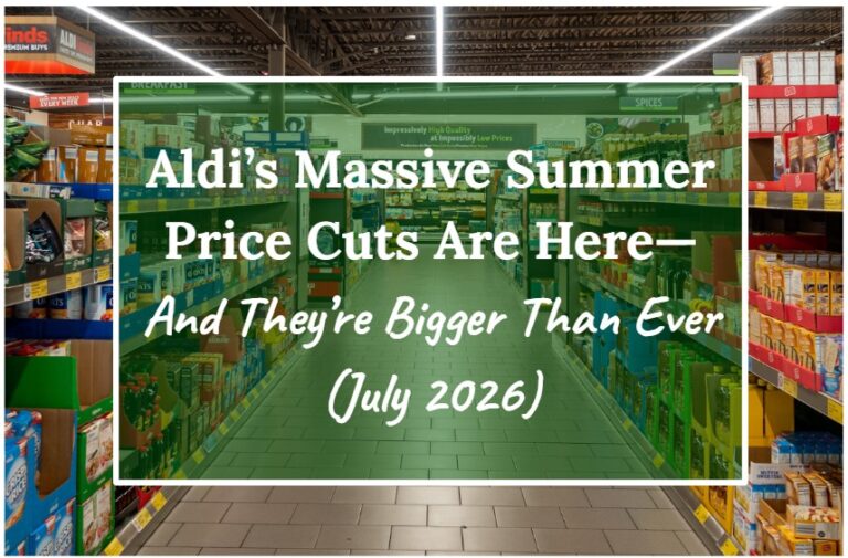 Aldi’s Massive Summer Price Cuts Are Here—And They’re Bigger Than Ever (July 2026)