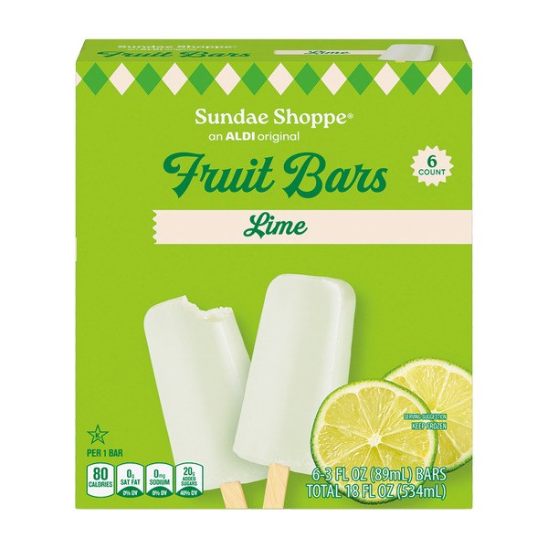 10. Sundae Shoppe Lime Fruit Bars