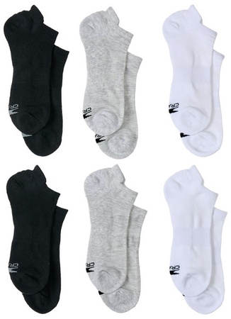 Crane Cushion Socks No Show - Gray