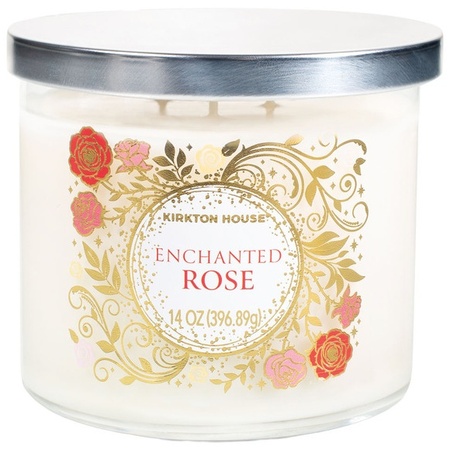 KIRKTON HOUSE 3 Wick Candle - Enchanted Rose