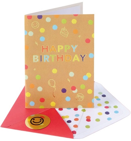 Pembrook All Occasion Card - July - Birthday Polka
